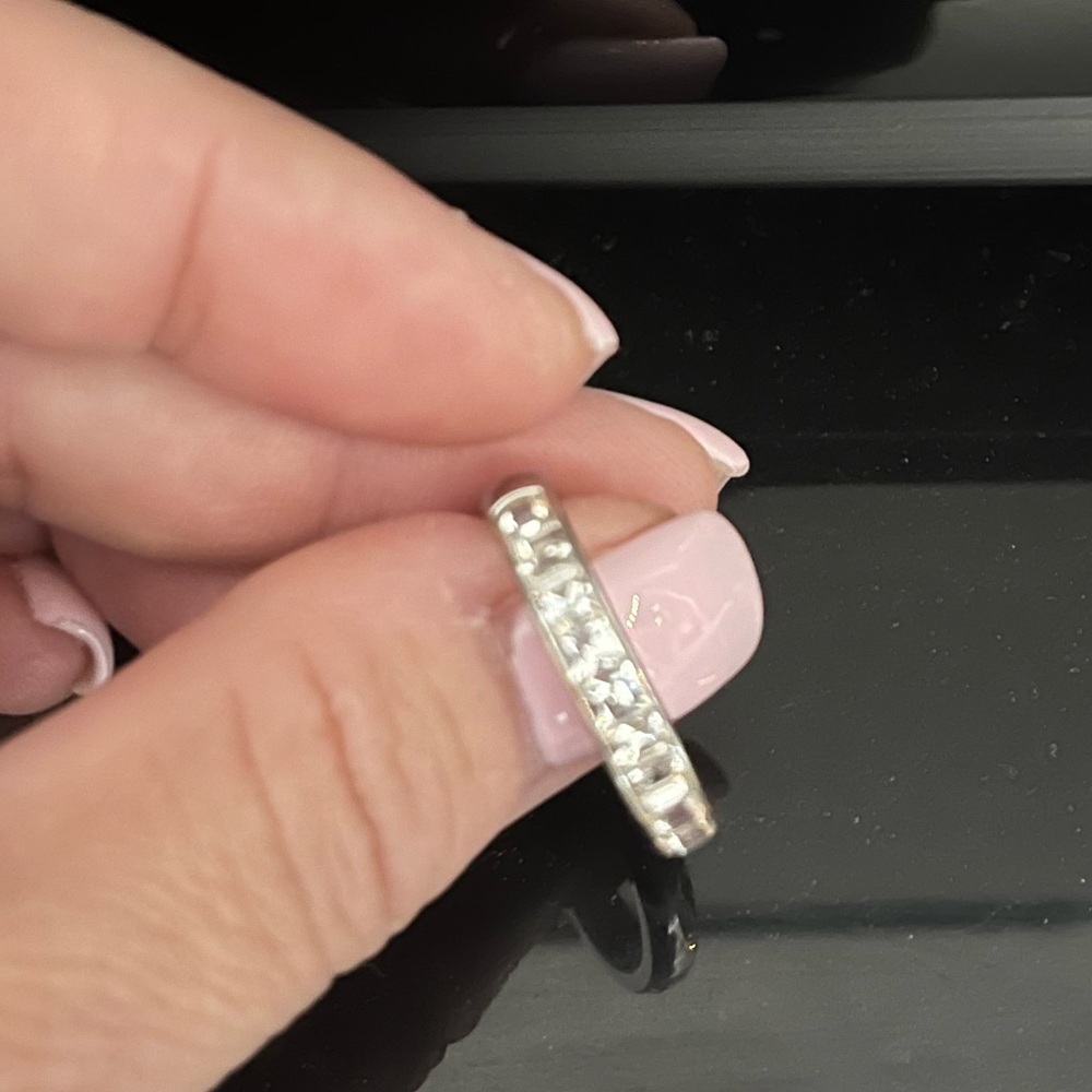 NEW Brosway Italia Gold tone Cubic Zirconia Ring size 9 - From Italy